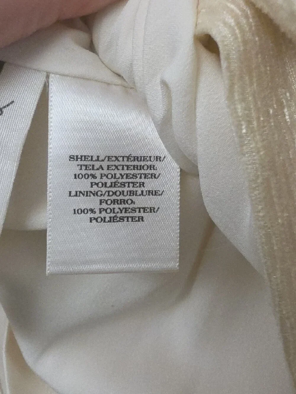 Ann Taylor Cream and Ivory Striped A-Line Skirt NWT MSRP $119 SZ 8P - Picture 5 of 8